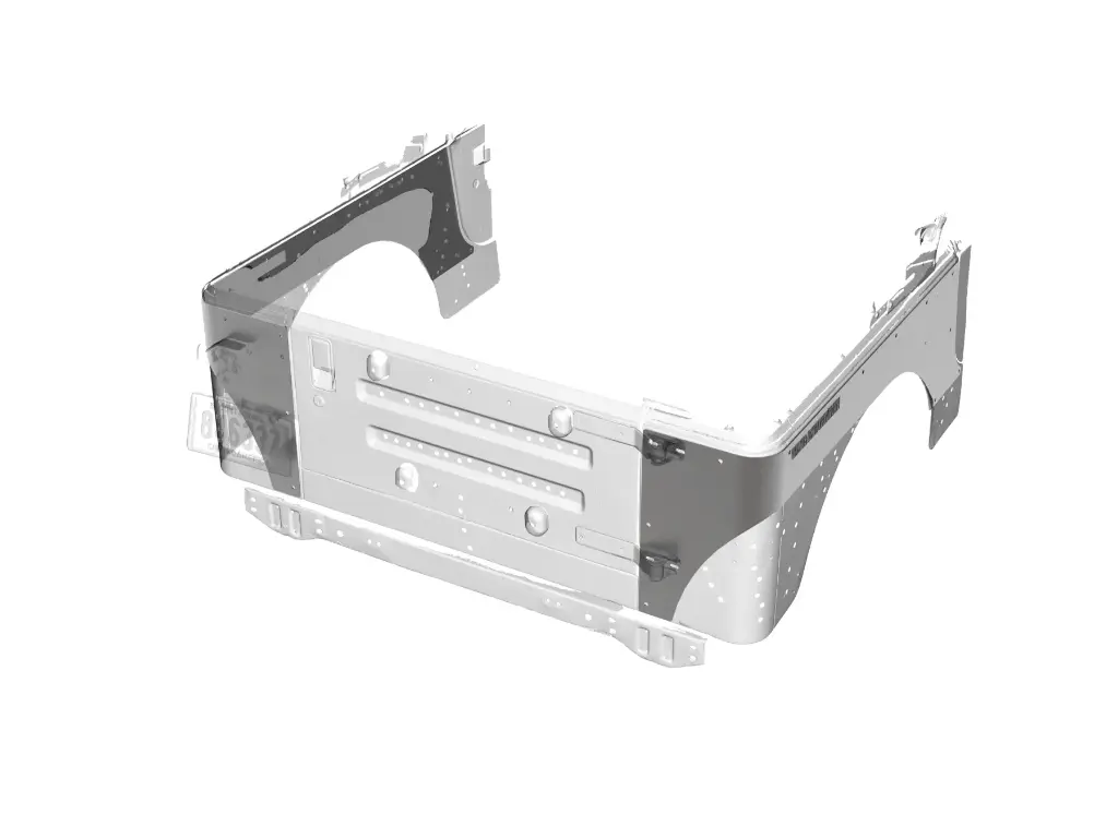 Blindaje Trasero Jeep YJ